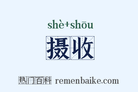 摄收是什么意思的图片